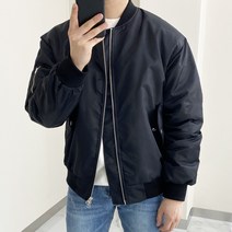 데일트 남자 투웨이 항공점퍼 MA-1 블루종