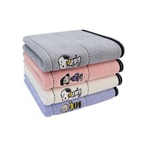 송월타월 스누피 프렌즈40 수건 140g 30수 면사, 라이트그레이, 10개