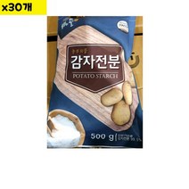 식자재 식재료 도매 감자전분 제이 500g x30개, 1, 본상품선택