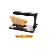 라클레트 치즈 그릴 raclette 핫멜트 기계 조정 가능한 스위스 접시 메이커 전기 멜터 급속 가열 로스트, 220V BOL-CM750A
