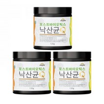 낙산균Q 포스트바이오틱스 부틸리콤 미야이리588 발효요거트 유산균사균체 분말 120g 3통