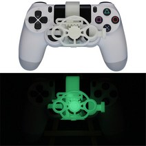운전게임 PS4 레이싱 게임용 컨트롤러 미니 스티어링 3D 프린팅 휠 보조 조이스틱 시뮬레이터 패드, 한개옵션1, 01 Luminous Green