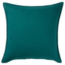 이케아 GURLI 굴리 쿠션커버 다크그린 색상 50x50 면100% 404.261.95 쿠션, 단품
