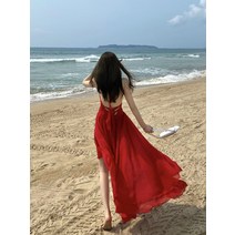 괌원피스 커플바캉스룩 발리 휴양지원피스 비치웨어 나시 휴가 긴원피스 여행원피스 여행지원피스 바캉스 원피스