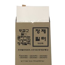 킨토 슬로우커피 4컵면종이필터 60pc, 단품