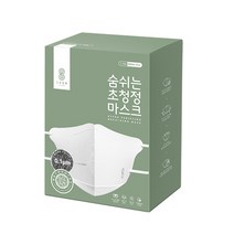 숨랩 숨쉬는 초청정 마스크 1박스 [10매입 화이트], 10매입