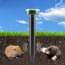 두더지퇴치기 동물 조류 퇴치 야생동물 고라니 태양광 멧돼지, 2PCS 광장