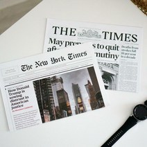 인스타감성 레트로 촬영소품 영어신문 빈티지 영자신문 3종, THE TIMES