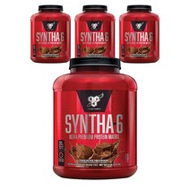 비에스엔 신타-6 프로틴 파우더 드링크 믹스 단백질 보충제 초콜릿 밀크셰이크, 4개, 2.27kg