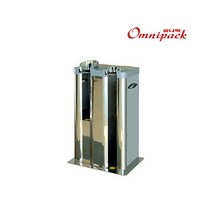 옴니팩 영업용 우산자동포장기 견고한 2구 장우산 짧은우산 스텐 우산비닐꽂이