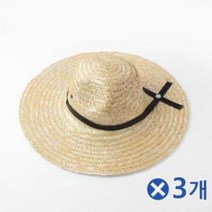 바캉스코디 왕골 밀짚모자남성용x3개 비치 여름휴가 낚시 나들이 스타일, 상세페이지 참조