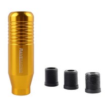 스타일링 차량기어봉 스타일리쉬 기어봉 변속기레버 범용 차량용 알루미늄 확장 기어 시프터 헤드 노브 수동 변속기 스틱 8.5cm, 7.금, 7.금