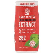 Lakanto 액상 나한과 추출물 드롭스 52g185oz