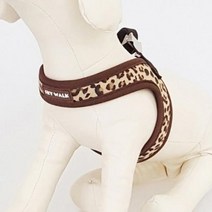 에씨클레오 가슴과 어깨를 부드럽게 감싸주는 또사구 호피 유선타입 강아지 하네스 [XL] E-1225918