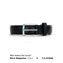 젠틀안트 남자 티지스톤 수제벨트 TZ1D109BK 빈티지크랙 블랙벨트