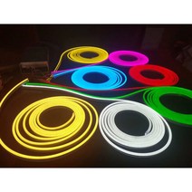 led 네온사인 글씨, 블루  (6*12mm)/5M/DC12V