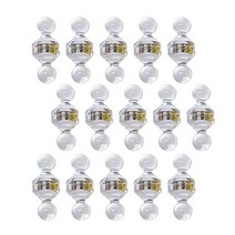 디와이엔텍 초강력 네오디움 투명 스탬프 자석 30p, 큐티자석 11x17mm 30개입 투명색