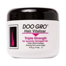 DOO GRO Hair Vitalizer 심하게 손상된 모발을 위한 트리플 스트렝스 113.4g(4온스) (2팩)