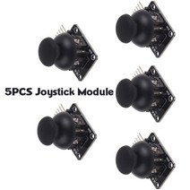 arduino 이중 축 xy 조이스틱 모듈 용 5 pcs ps2 제어 레버 센서 ky-023 정격 4.95 이축 키 로커 센서 모듈, 5개