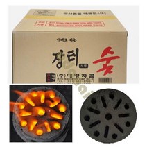 이공_장터숯 아래로타숯 착화탄 40개_K/W_야자숯 대나무숯 숯_C/T:생활/건강_종합 +PT1000103EA