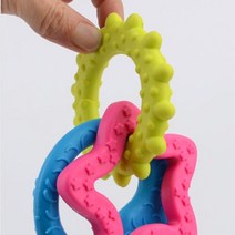 터그놀이 스트레스 2개월강아지 강아지이갈이장난감 안전 러버 장난감 강아지구강관리, 1개