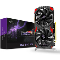 AISURIX 라데온 RX 580 그래픽 카드 2048SP Real 8GB GDDR5 256 비트 Pc Gamin