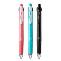 VRX035183제브라 사라사 멀티펜 4+1 0.5mm J4SA, 블루그린