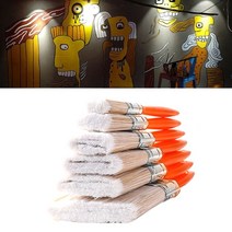 셀프 페인트칠 인테리어 도구 페인트 키트 새 집 장식 브러시 아크릴 오일 목조 건물 벽, 3인치