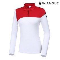 *본사직영* [와이드앵글] 여성 블럭형 카라 티셔츠 L WWP20201W2