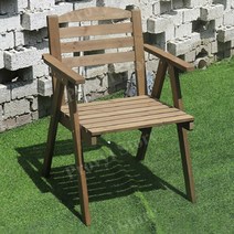 프로빌 접이식 발코니 독서 테이블 피크닉 테이블 세트 편의점 포장마차 카페용 테이블 의자 세트 단단한 우드 재질, 싱글 팔걸이 의자(접이식 불가)