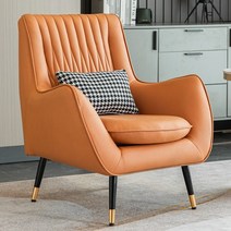 윙체어 싱글 디자인 원룸 소파 인테리어 1인용 편한 모던 쇼파, 커피 컬러