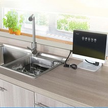 무설치 가정용초음파식기세척기 새로운 휴대용 싱크 식기 세척기 자동 가정용 초음파 소형 프리 스탠딩 설, 한개옵션1, 02 A5 220V