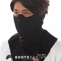 이호토 겨울 마스크 어드벤스플러스 김서림방지 방한 오토바이 바이크 스키 보드, 블랙