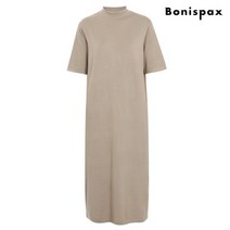 [보니스팍스(여성의류)] [보니스팍스]반소매 돌돌이 넥 니트원피스-MR62KO036