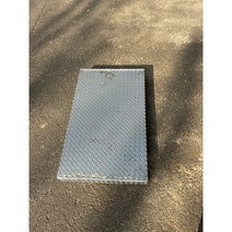 체크판 철판 상가 발판 3.2T 500x500(mm) (높이 100mm)