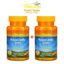 Thompson Royal Jelly 미국 톰슨 로열젤리 로얄제리 울트라 포텐시 2000mg 60베지캡슐 2팩