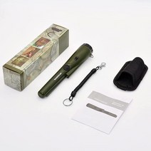 금속검출기 탐지기휴대용 금속 탐지기 포지셔닝 막대 정확한 핀포인터 핀 방수 금 테스터, 01 GP-green