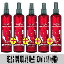 (300ml x 5개)-꽃을든남자 레드플로 동백 헤어 세팅 미스트., 5개, 300ml