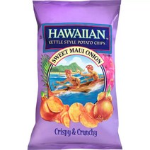 코스트코 Tims 하와이안 스위트 Maui 양파 Kettle 스타일 포테이토 칩 907g 일본, 1개