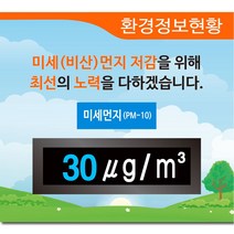 삼성LED사인 미세먼지측정기 공사장 소음측정기 LED전광판 알리미 초미세먼지, R-8 / 미세-인증형, 1개