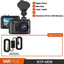 어라운드뷰 후방 사이드 카메라 Vantrue-N1 프로 대시 캠 1.5인치 미니 자동차 DVR 카메라 1080P 비디오 레, 02 N1P-HKW_03 128G