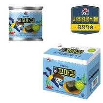 [신제품][공장직송] 우리아이 한입 쏙 꼬마김 사조김 키즈김 캔김 18g 4캔