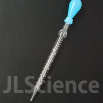 [JLS] 유리 스포이드 실리콘스포이드 피펫 스포이트, 1개, 5ml