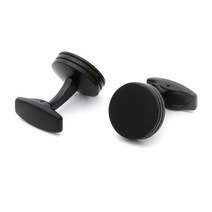 커프스버튼 커프스 뱃지 TOMYE-고품질 패션 XK19S094 섬세한 매트 블랙 타원형 독특한 로고 구리 셔츠