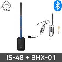 와피데일 IS-48+BHX01 이동식 공연용 강연용 스피커