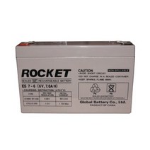 세방전지 로켓트배터리 ES7-6 6V7AH 무보수밀폐형 로켓트밧데리 _ 7501209EA, $ 1, $ 본상품선택