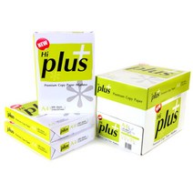 [더블에이] 하이플러스 A4용지 75g 2500매 2박스 두꺼운 에이포 더블A 고급 복사용, 상세 설명 참조