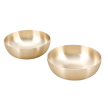 방짜유기 면기 2인용(2개) 옥면기 놋그릇 잔치국수 비빔밥그릇 라면그릇 삼계탕그릇 추어탕그릇 육계장그릇