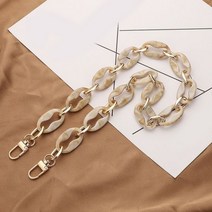 40/60cm 아크릴 핸드백 체인 숄더 백 스트랩 DIY 지갑 수지 핸들 벨트 부품 가방 액세서리
