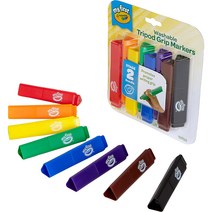 크레욜라 유아용 울트라 클린 워셔블 마커 8종 세트 Crayola My First Tripod Grip Toddler Washable Markers 8ct